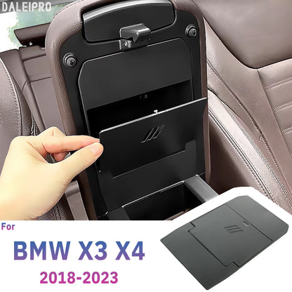 For BMW X3 G01 X4 G02 2018 2019 2020 2021 2022 2023 Privacy Item Storage Box Armrest Hidden Storage Box Organizer X3 Accessories