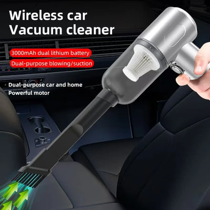 Car vacuum cleaner cleaning high-power mini-charging multifunctional blowing and sucking lighting hand-held convenient small car