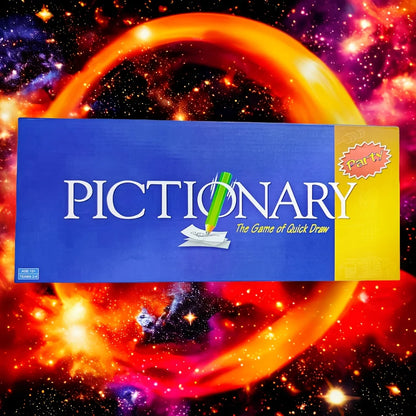 Pictionary (Party Version), a Game Specifically Designed for Parties, a Card Game, a Board Game, Suitable as a Gift (Colors May Vary Slightly)