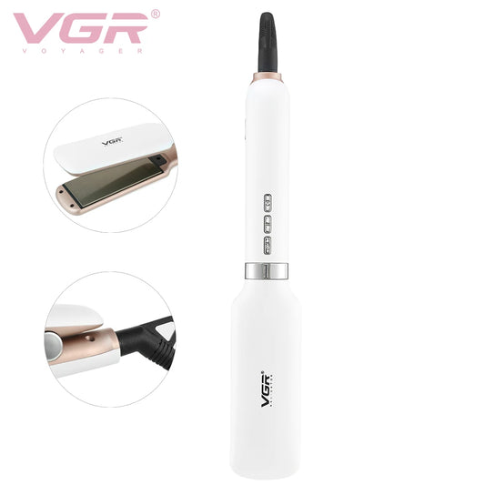 VGR Professional Perm Splint Dormitory Home Straight Hair Curling Convenient Hair Care Adjustable Hair Straightener V-520