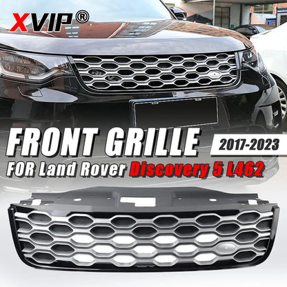 XVIP Front Bumper Grille Honeycomb Style Mesh Vent Replacement Parts Car Accessories For Land Rover Discovery 5 L462 2017-2023