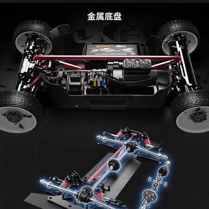 Hyper Go 7303 1 7 Scale Rc Rally Car Sensored Brushless High Speed Large Drift Racing Car Off Road Citroen Waterproof