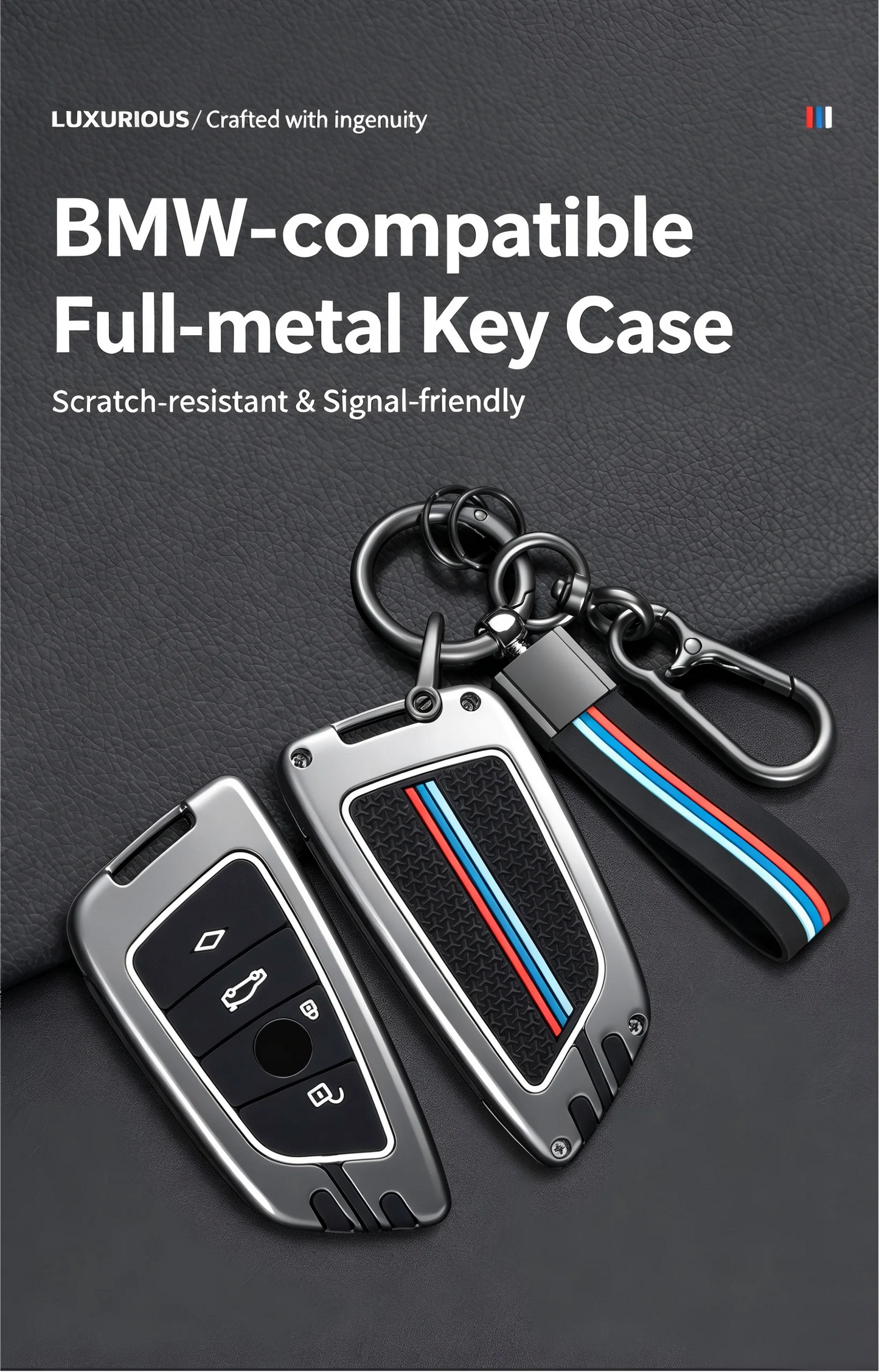 New Protective Key Fob Cover For BMW X1 X3 X4 X5 X6 F15 F16 G30 G11 F30 F39 F48, 118i 218i 320i 520 525 Car Interior Accessories