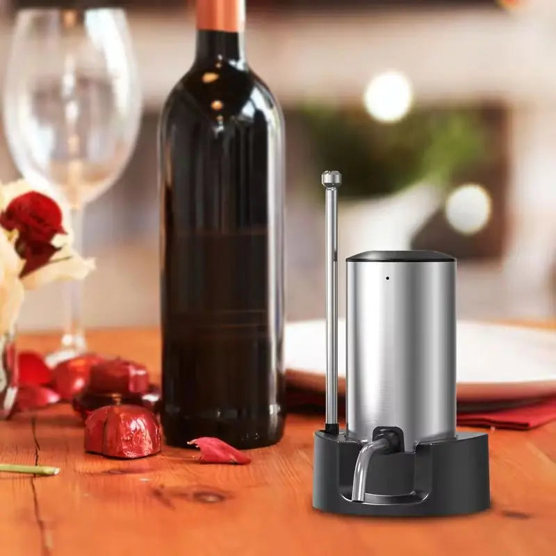 Rechargeable Electric Wine Aerator Dispenser Automatic Wine Decanter Intelligent Electric Wine Dispenser Party Kitchen Tool Gift