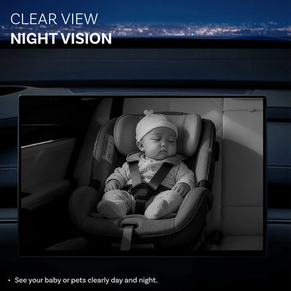Ottocast Cabin Care Wireless Carplay Adapter Baby Car Camera for Backseat 1080P 150° Wide Angle Night Vision Back‑Seat Monitor