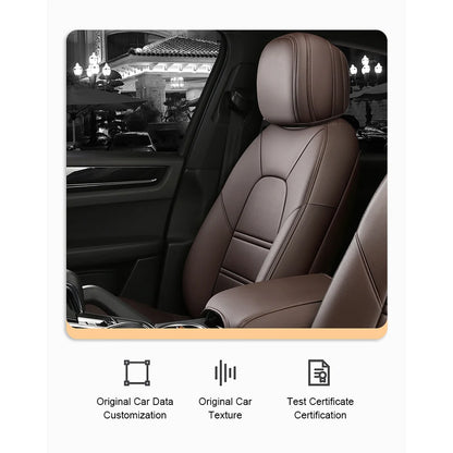 For Audi Q7 4L 2006 2007 2008 2009 2010 2011 2012 2013 2014 2015 Nappa Leather Custom Car Seat Covers Set Protector Accessories