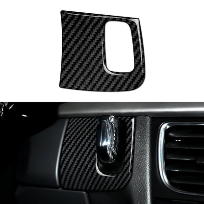 Car Center Console Gear Shift Panel Set, For Audi A4 S4 RS4 A5 S5 RS5 (2007-2016) Carbon Fiber Interior Sticker Trim Accessories