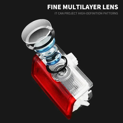 QQ 2pcs Car door welcome light logo Emblem Mercedes Benz AMG A C E GLC GLA GLE GLB Class W177 W205 W212 W213 X253 X156 W166 X247