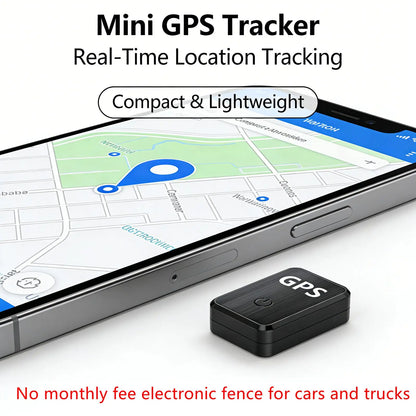 0.8 inches! GS09 Hidden Mini Vehicle GPS Tracker Portable Real-Time Magnetic Tracking Device for Global Coverage Car Positioning