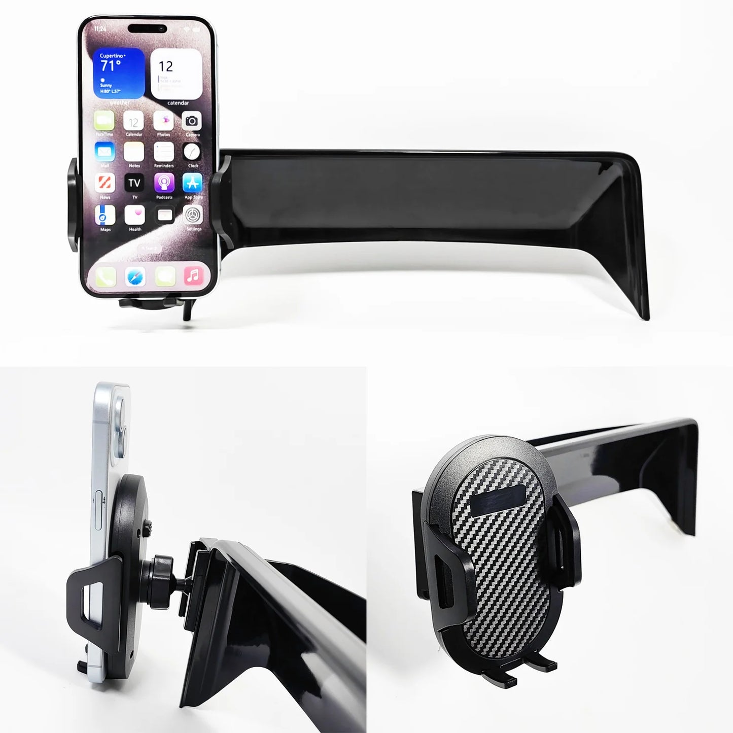For Volvo EX30 2025 Car Phone Holder Mobile Phone Wireless Charger Stand Magnet Mount Car MagSafe Mounts for EX30 Accessories