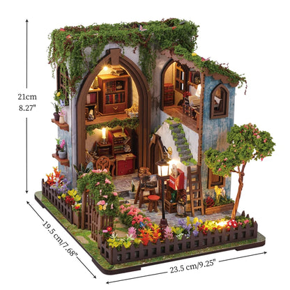 DIY Wooden Miniature Doll House Model Kits 3D Puzzle Dollhouse With Furniture for Friends Birthday Gifts Home Decoration Crafts