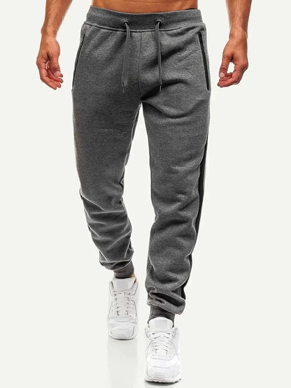 Men's Sweatpants Joggers Trousers Elastic Waist Sports Outdoor Daily Wear Casual Fashion Hip Hop Streetwear Gray Black Pants