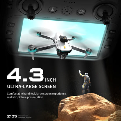 Z105 Mini Drone RC Quadcopter with Brushed Motor Brainy Flight 4.5-inch Remote Control Kid/Beginner-Friendly Toy Friendship Gift