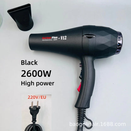 High Speed Hair Salon Hair Dryer 2600w, High-Power And Super Strong Wind Power, 15 Second Quick Drying Hair Stylist Special Mode