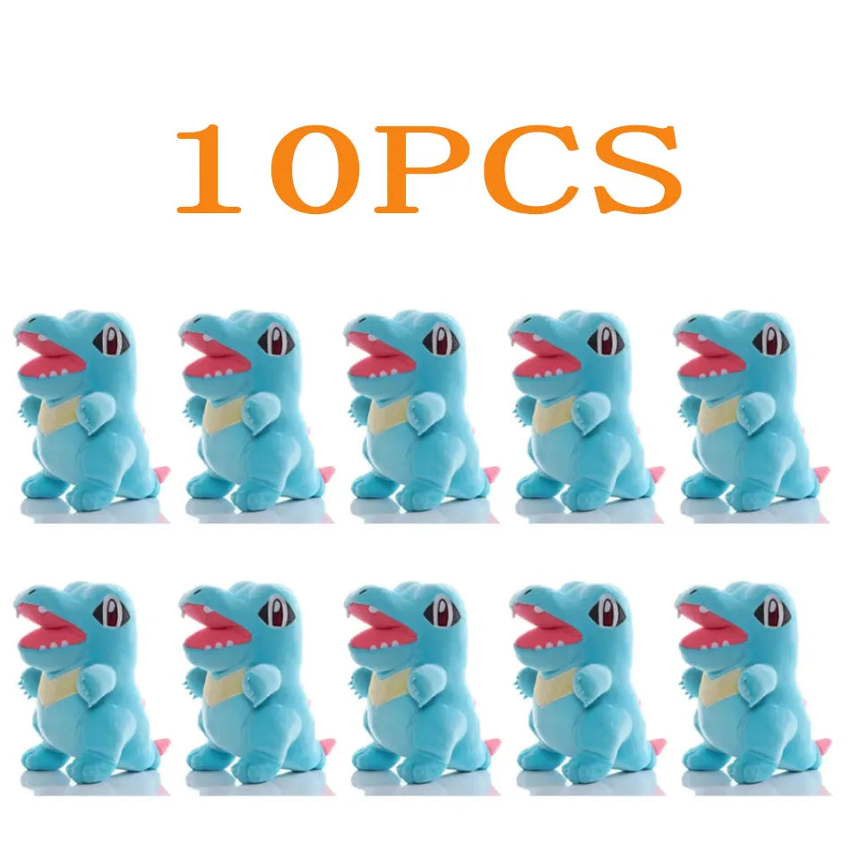 10pcs Pokemon Official Plush Toy - Charmander, Squirtle, Pikachu Plush, Bulbasaur Stuffed Animal Toy, Pokemon Doll Birthday Gift