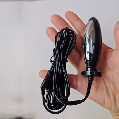 Electroshock Defensa E stim Host Electric Shock Penis Plug Cockring Chastity Cage Anal Plug Nipple Clamp E-stim Bdsm Toy for Sex