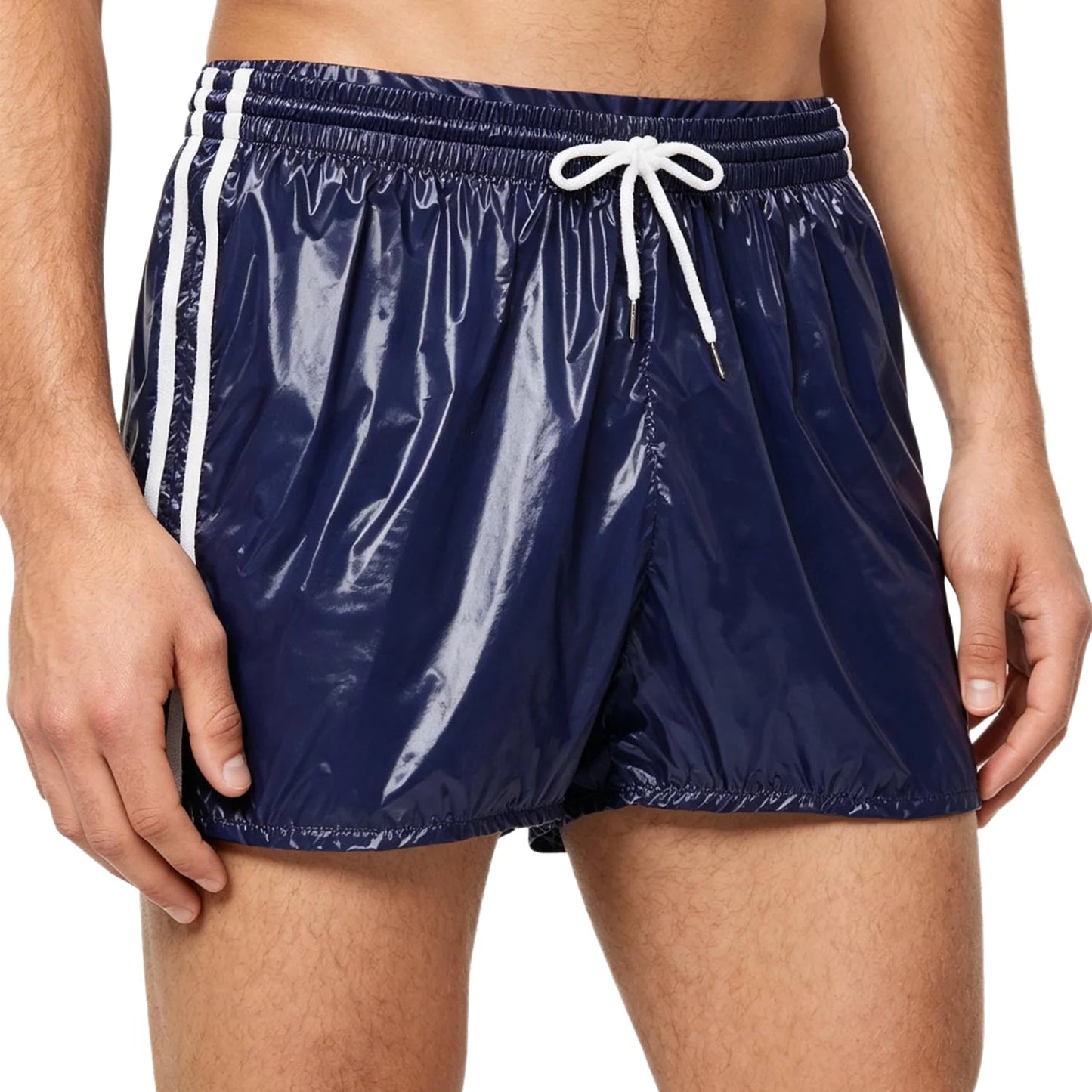 Men Waterproof Jogging Pants Elastic Waistband Track Trousers Short Pants for Dance Workout Beach Cycling Wear Sports Long Pants