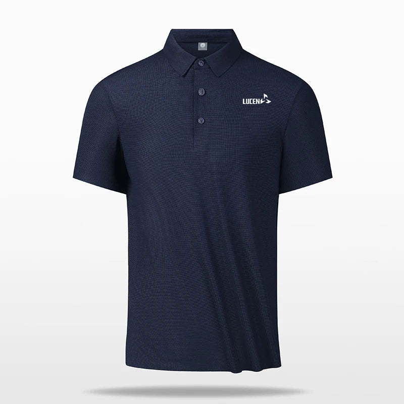 LUCEN Men's high-quality outdoor sports golf casual polo shirt for fitness running breathable short-sleeved T-shirt Tops