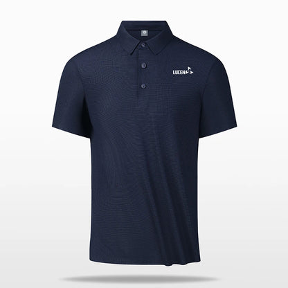 LUCEN Men's high-quality outdoor sports golf casual polo shirt for fitness running breathable short-sleeved T-shirt Tops