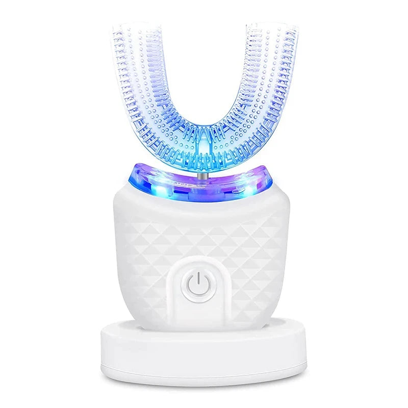 Professinal Portable 360 Degree U Shape Sonic Toothbrush Oral Cleansing Brush Sonic Automatic Electric Toothbrush