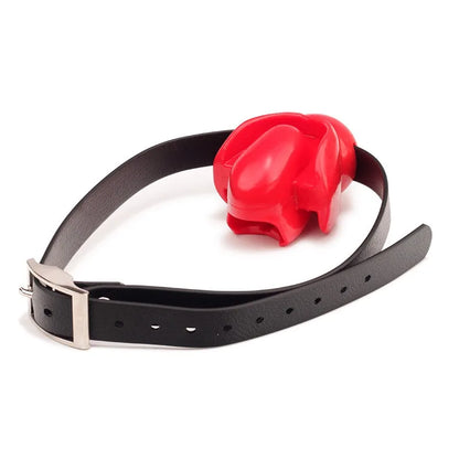 Bdsm Silicone Drool ball fun fixed tongue gag ball mouth plug can be hidden with a mask
