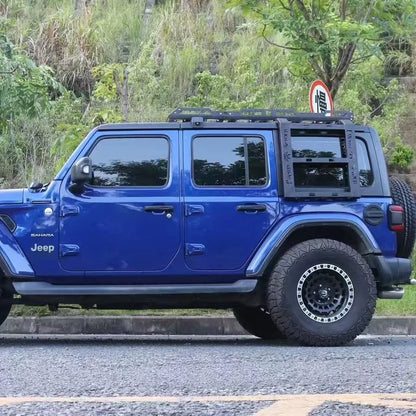 Free Shipping to Saudi Arabia Cross-border car luggage rack for 18-25JEEP Wrangler Everest luggage frame JL Wrangler roof rack