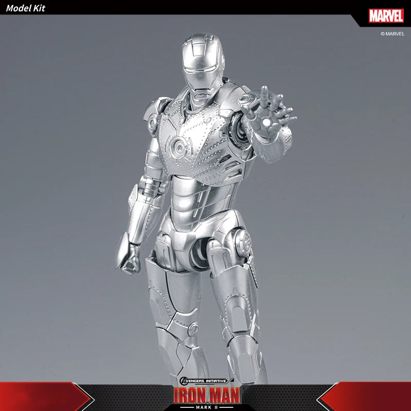 Fondjoy Marvel Iron Man MK2 1/12 Scale Action Figures Assemble Toy Iron Man Model Desktop Collection Ornament Puzzle Toy Gifts