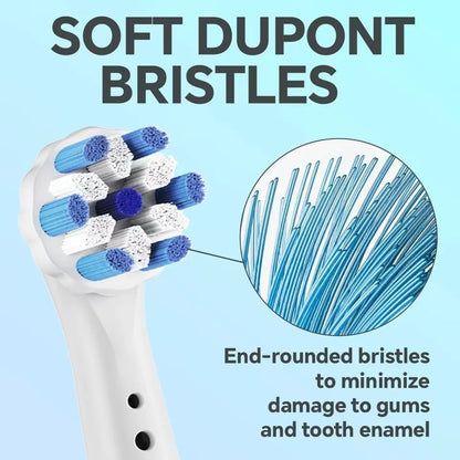 Compatible with Oral B iO Electric Toothbrush Heads, Replacement Toothbrush Brush for iO 2/3/4/5/6/7/8/9/10,4/8/12Pack Optional