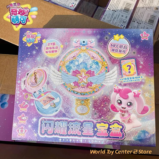 Catch！Teenieping Anime Figure Season 6 Shining Meteor Treasure Box Prince Carriage Set Magic Sweetheart Figurine Collection Toys