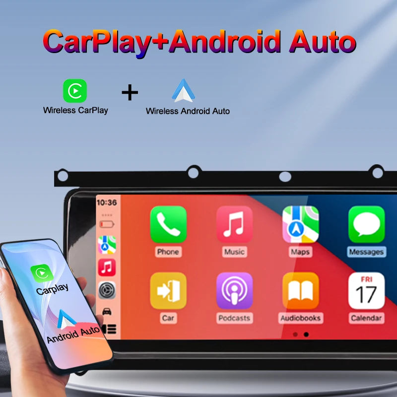 STWEI 10.25inch HD 8 Core Android13 Wireless Carplay Auto For Range Rover Evoque L538 Car Multimedia  Digital AirCon AC Panel
