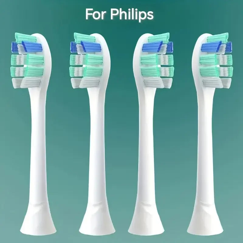 Replacement Toothbrush Heads For HX6730/HX6721/HX3216/HX9362/HX3210/HX6013/HX9063/HX6063 Bright White Brush Heads Nozzles C3 W3