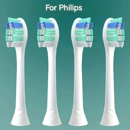 Replacement Toothbrush Heads For HX6730/HX6721/HX3216/HX9362/HX3210/HX6013/HX9063/HX6063 Bright White Brush Heads Nozzles C3 W3