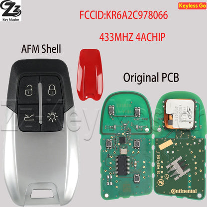 Zz 4A Chip 433MHZ Original PCB KR6A2C978066 Smart Remote Fob Car Key For Ferrari 458 588 488GTB LaFerrari 2014-2020 CS094004