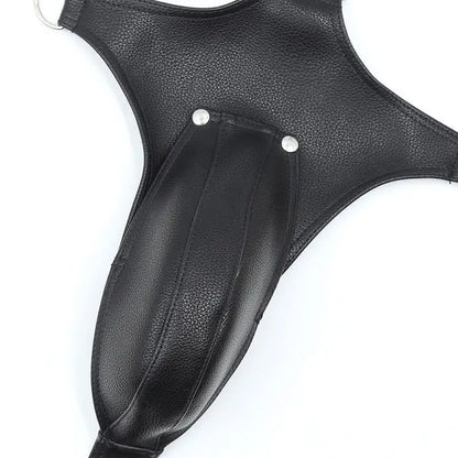BDSM Men PU Leather Chest Harness Body Suit Bondage Slave Restraint Adult Sex Toy for Men Gay Fetish Role Play Gear