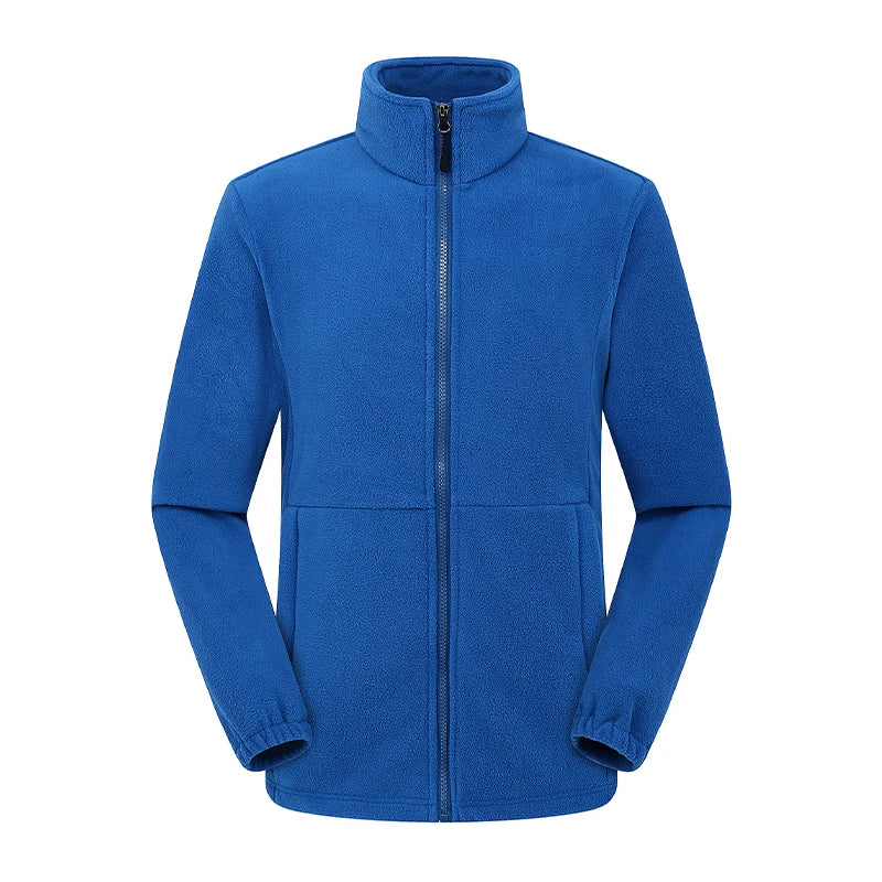 Winter Fleece Hiking Jacket For Men And Women Suitable For Outdoor Mountaineering Hiking And Camping Custom Printed Logo 4XL