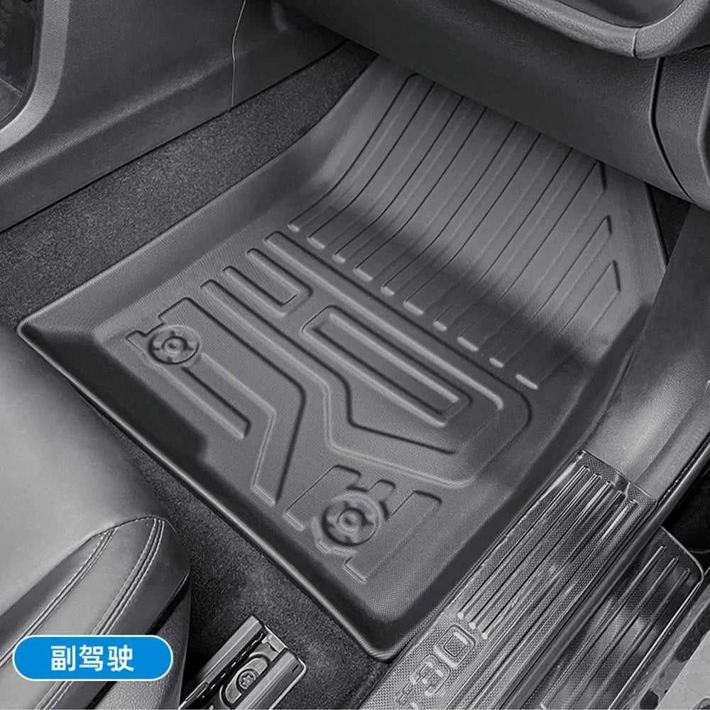 For BAIC BJ30 2024 2025 Car Floor Mats Trunk Mat Waterproof TPE Carpet Cargo Liner All Weather Mats Floor Liner Backrest LHD