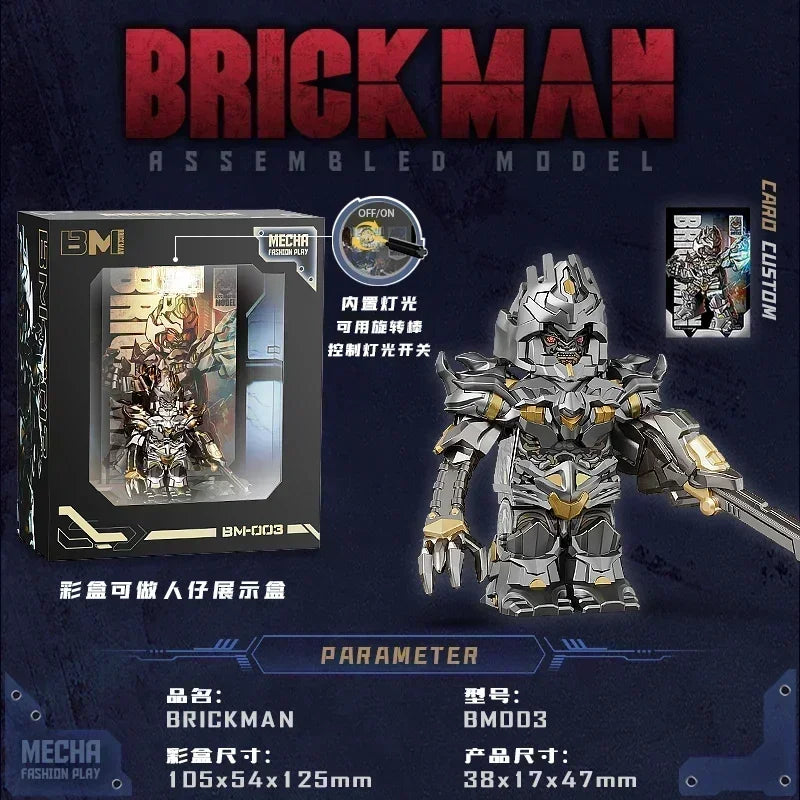 Optimus Transformers Blocks Small Particles MOC Megatron Children's Assembly Toy Bumblebee Model Desktop Ornament Holiday Gifts
