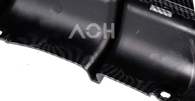For BMW 3 Series F30 F31 2012-2019 MP Rear Bumper Diffuser LipCarbon M Tech Diffusor Body Kit M Sport Gloss Black 320i 328i