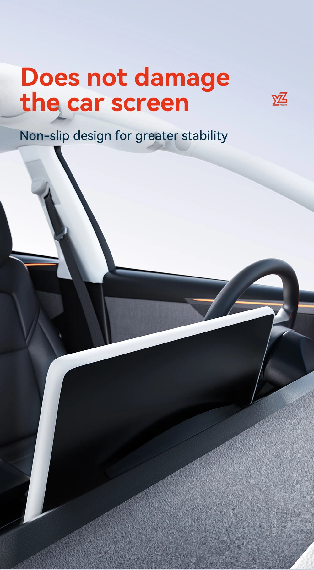 YZ For Tesla Model 3/Y/YL Juniper Highland 2026 TPU Protective Trim Internal rearview mirror Cover Central Control Navigation