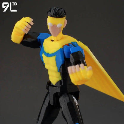 9L3D Printed Superheroes Invincible 2.0 Anime Multi-Jointed Shapeshift Toys Action Figures Mannequin Model Ornaments Gifts