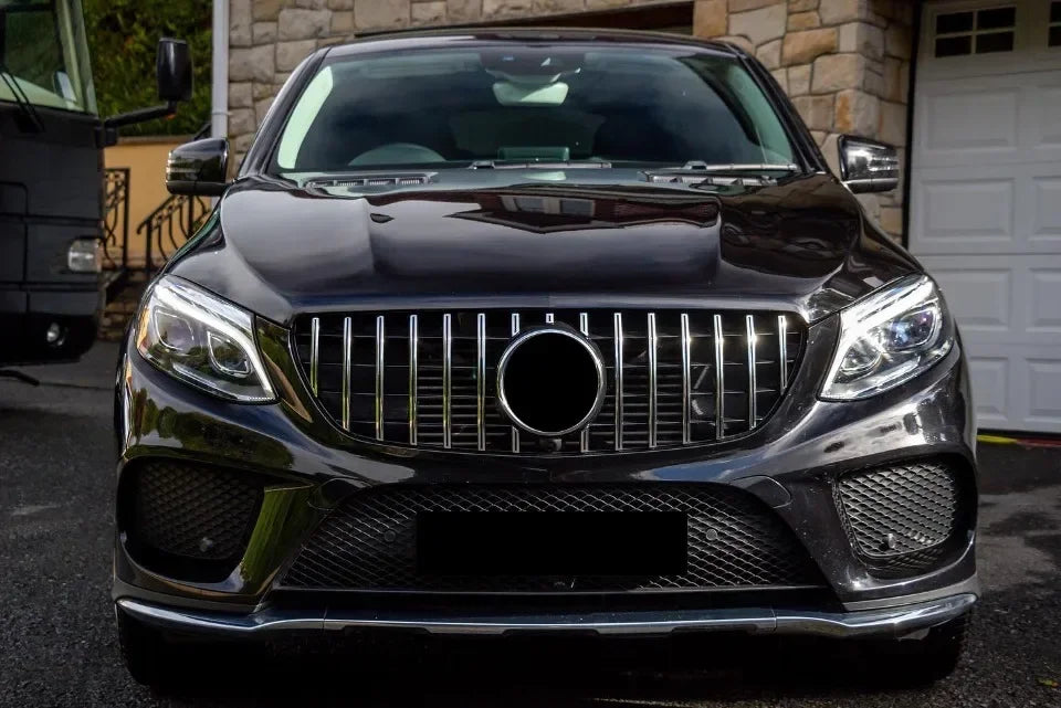 XVIP Front Chrome Diamonds Style Racing Grille For Mercedes Benz GLE C292 GLE350 GLE450 GLE500 GLE43 AMG 2016-2019 Upper Grilles