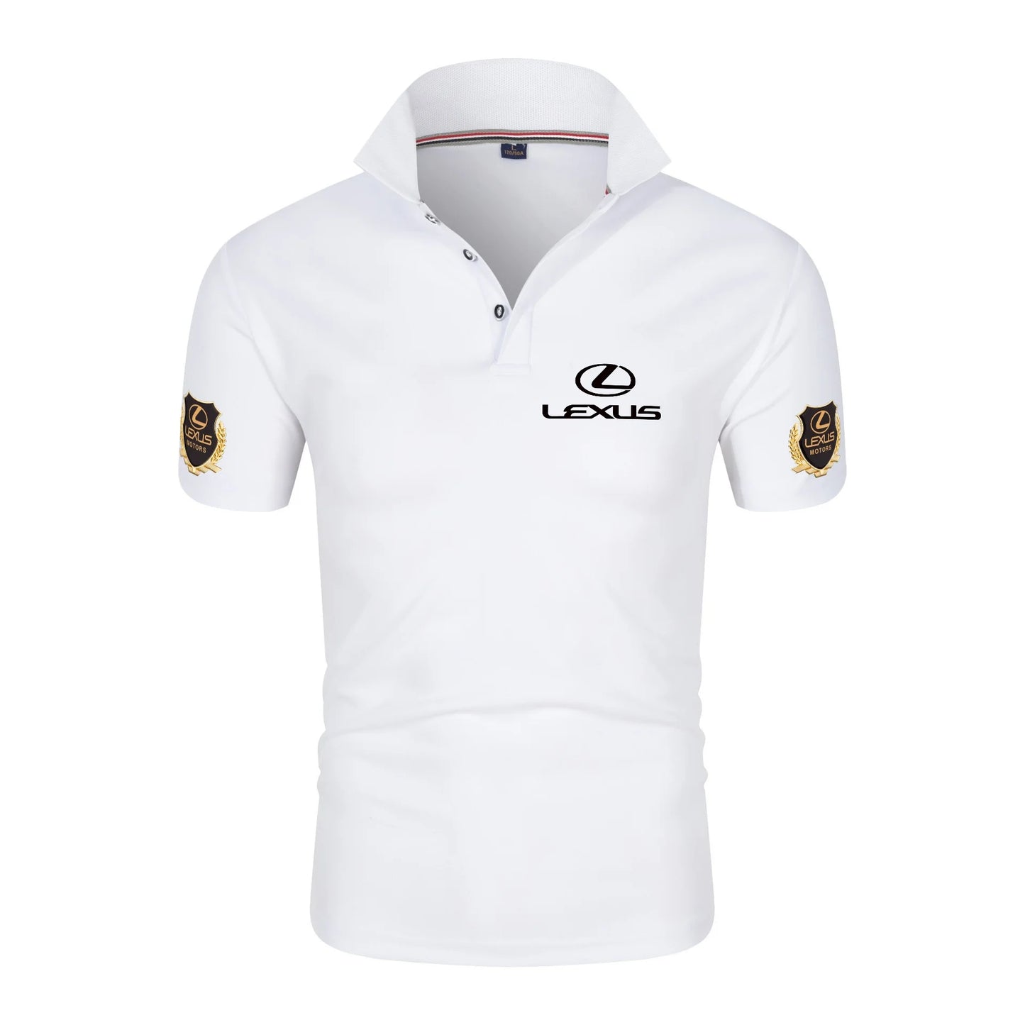 Lexus chiffon fabric lapel polo shirt, F1 racing Toyota team, 4S store fan customization, men's casual T-shirt