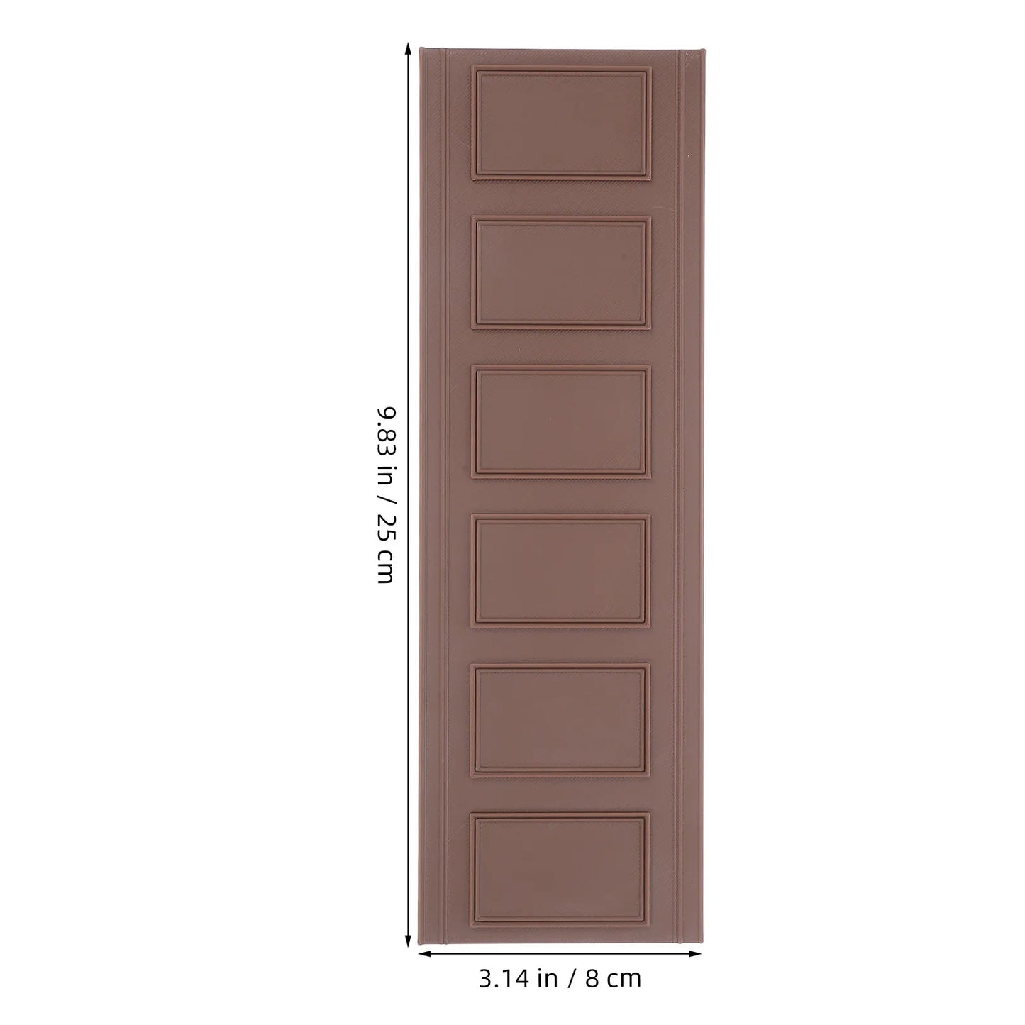 Dollhouse Stick on Skirting Board Baseboard Peel and Trim Molding Self-adhesive