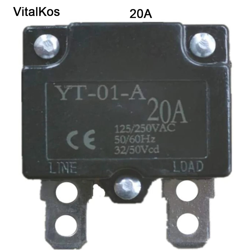 VitalKos Child Electric Car , Kids Toy Motorcycle Switch,5A 10A 15A 20A  30A 35A Ride On Car Switch Fuse Power Wheel Spare Parts