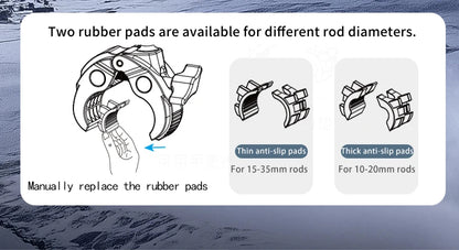 Apex Rush Car Phone Holders  360°Adjustable Metal Five-Claw Phone Clamp Military-Grade Strongest Suction Car Mount
