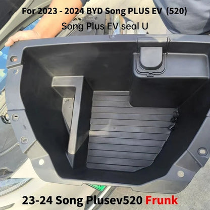 Front Trunk Storage Box For BYD Song Plus EV Seal U 2023-2025 Car Interior Storage Rear Trunk Storage Boxes Body Kit Accessories
