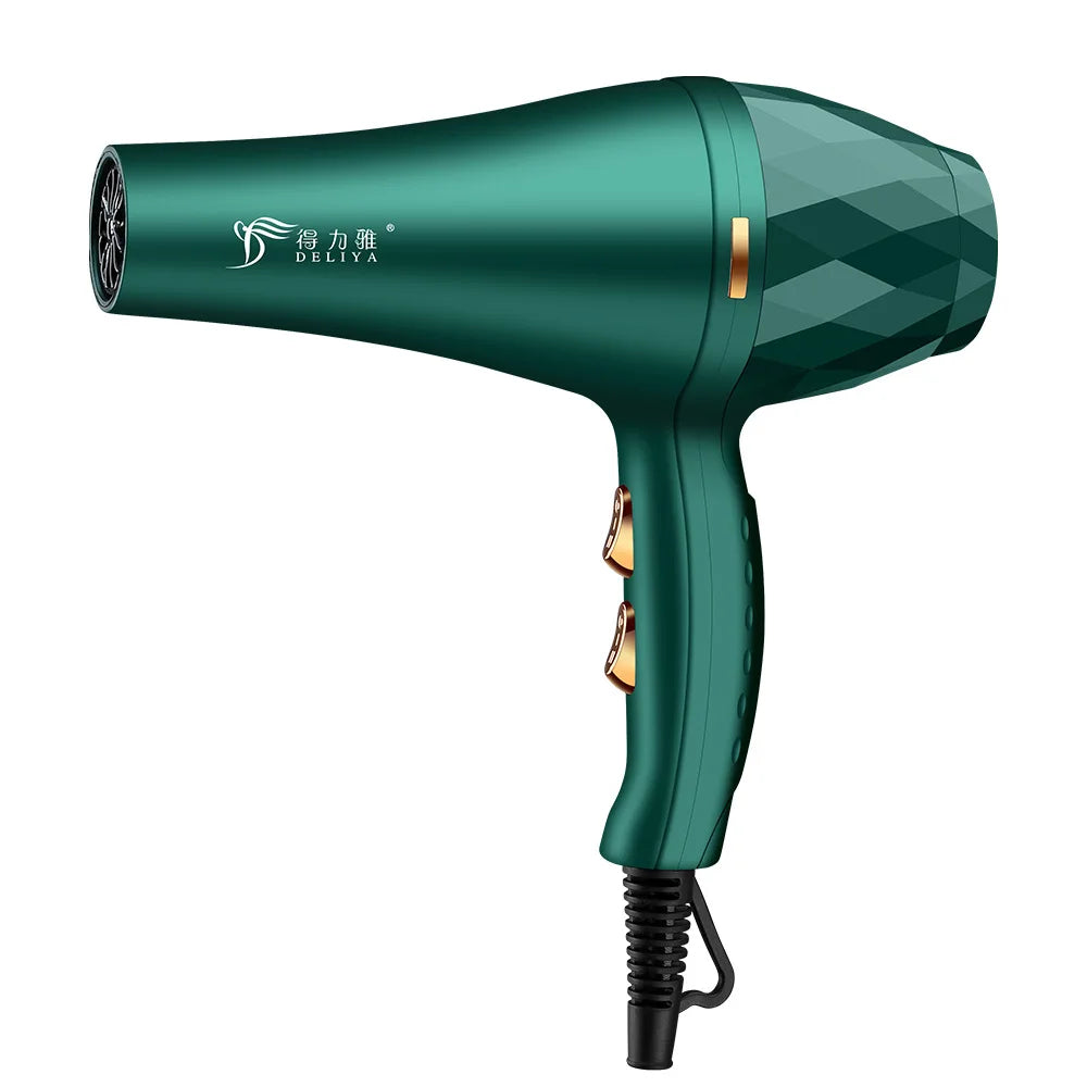 New product: Quick drying hair dryer, hot and cold blue light hair care diffuser, household hair salon hair dryer, 220V