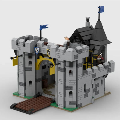 1071 MOC Building Block Toys - Black Hawk Fortress Building Blocks - The creative ideal Christmas gift