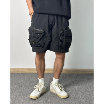 BPStone Self-Substitute Stone 24Ss Multi-Pocket Work Pants Waterproof Functional Loose Straight Outdoor Shorts