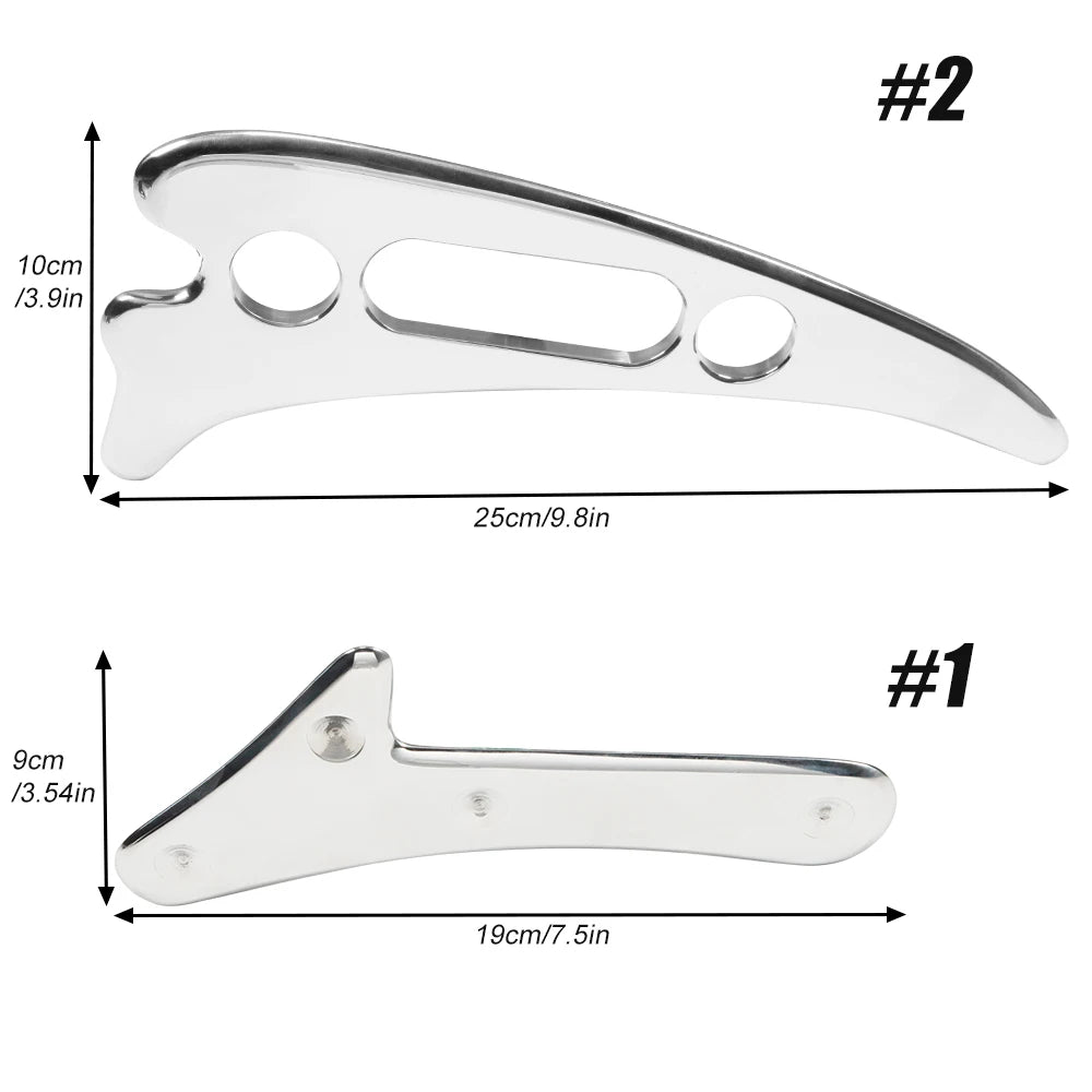 1PCS Stainless Steel Gua Sha Scraping Massage Tool IASTM Tools Great Soft Tissue Mobilization Tool